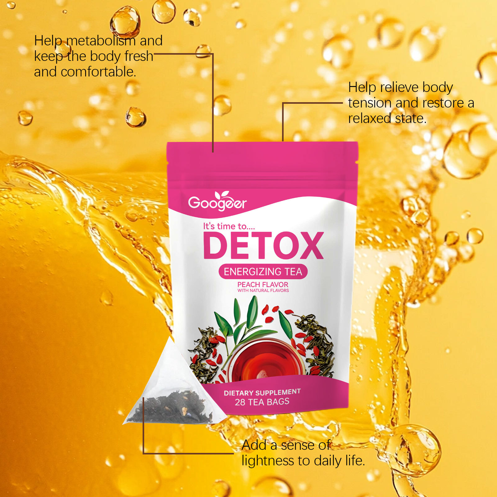 Detox Cleanse Tea - Body Treat - огляд і ціна Herbal Wellness Tea
