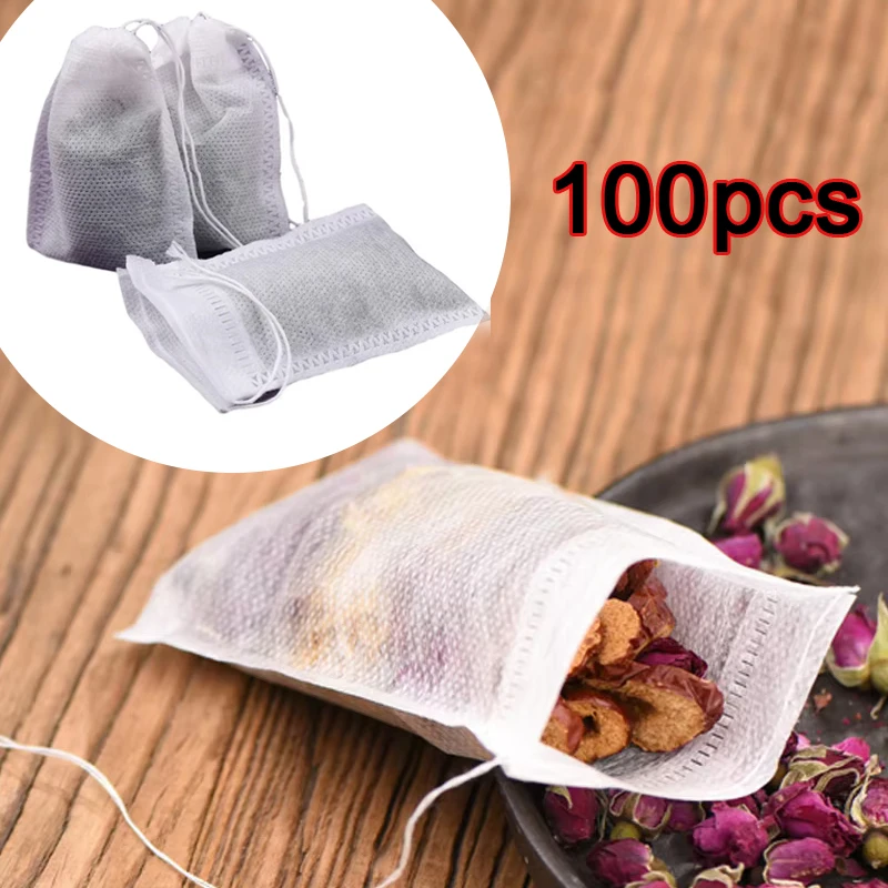 100Pcs Disposable Teabags Non- - огляд і ціна Herbal Wellness Tea