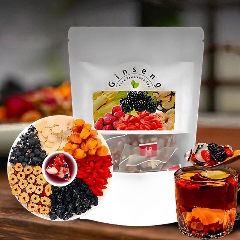 Ginseng Five Treasure Tea Natu - огляд і ціна Herbal Wellness Tea