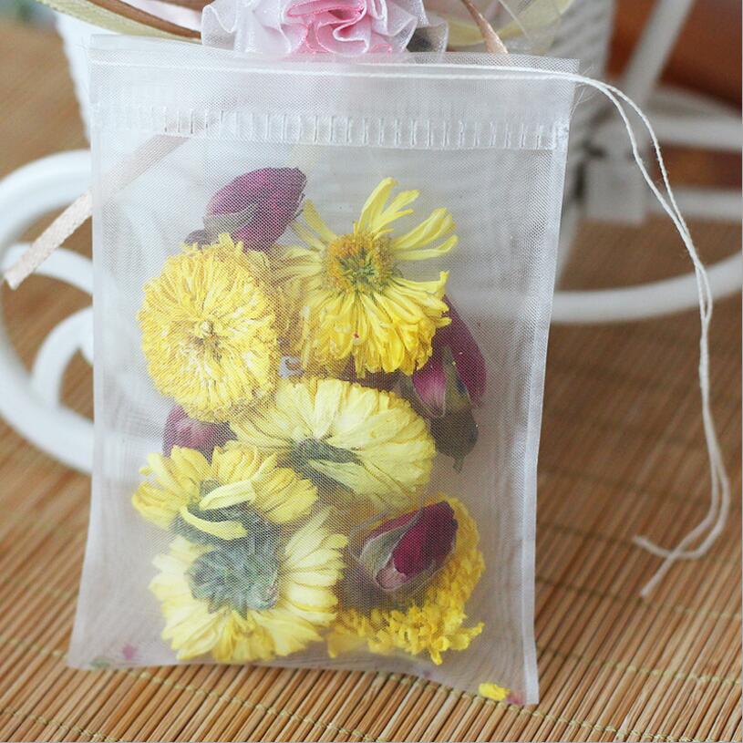 50pcs/lot Empty Tea Bag Nylon  - огляд і ціна Herbal Wellness Tea